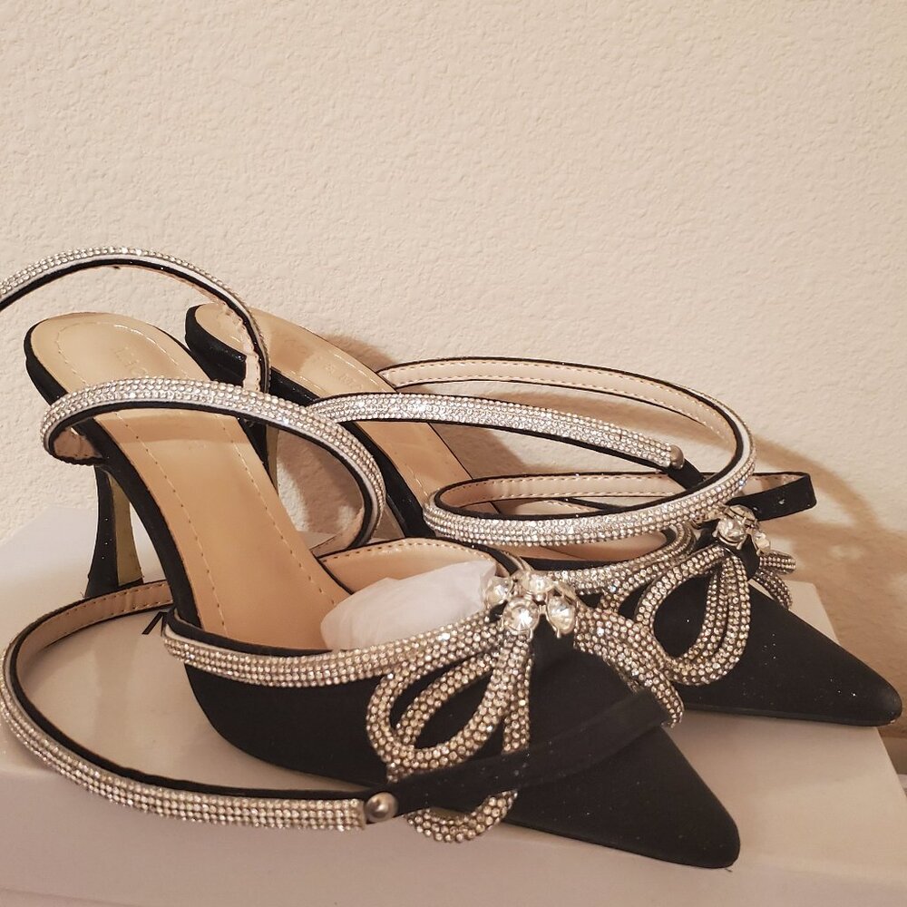 Women Luxury Rhinestone Bow Designer Women Sandals Casual